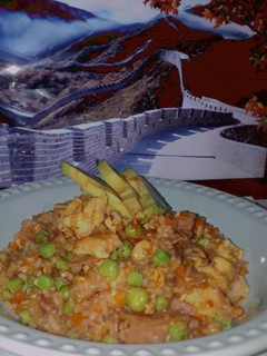 Una foto de Arroz yakimeshi