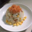 Xôi ngô ngọt chà bông cay