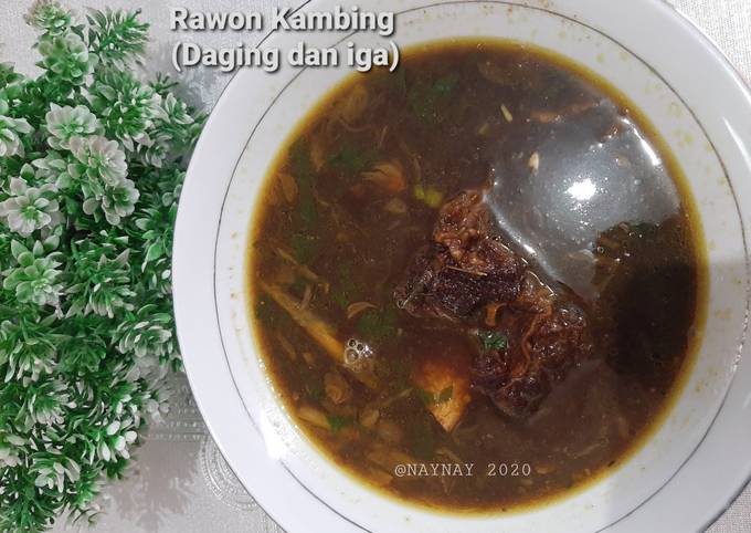 Langkah Mudah untuk Menyiapkan Rawon Kambing (Daging &amp; Iga Kambing) Anti Gagal