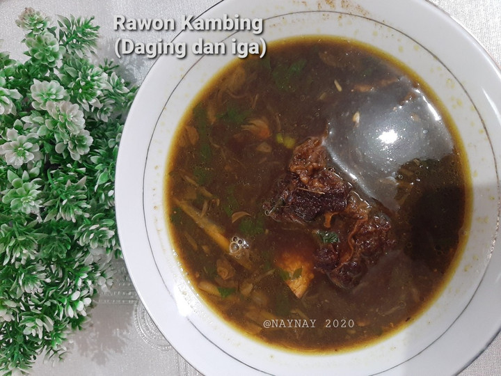 Langkah Mudah untuk Menyiapkan Rawon Kambing (Daging &amp;amp; Iga Kambing) Anti Gagal