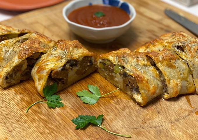 Steps to Make Jamie Oliver Stromboli