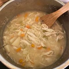 A picture of Instant Pot Chicken Noodle Soup.