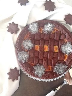 Foto di Frolla al cacao con ripieno di mascarpone