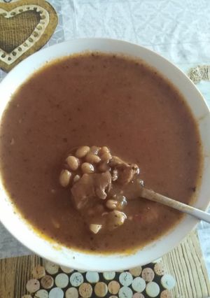 Chilis bableves recept fotója