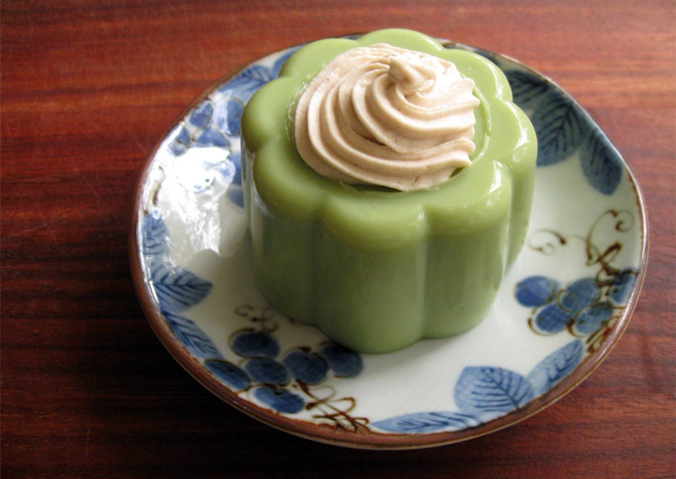 Corn Starch Matcha Milk Jelly