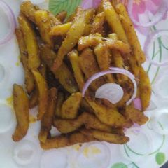 A picture of Pahari aloo/aloo gutke.