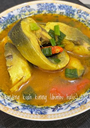 Foto resep Ikan bandeng kuah kuning (bumbu halus)