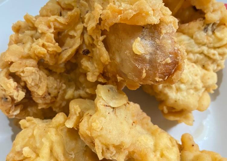 Cara Gampang Menyiapkan Ayam goreng kriuk, Bikin Ngiler