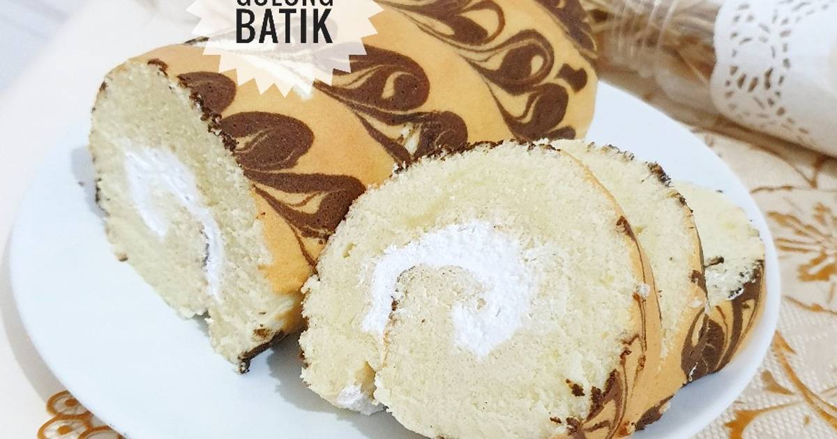 160 resep  bolu  gulung  batik enak  dan  sederhana  Cookpad