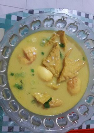 Foto resep Tahu telur santan kuning