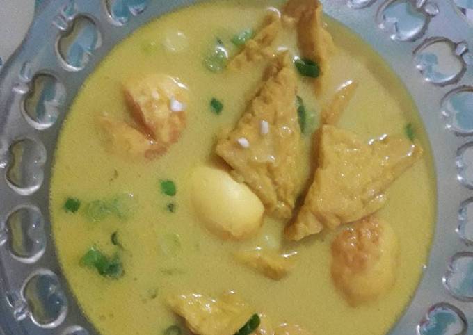  Resep Tahu telur santan kuning oleh Farlah Firmansyah 