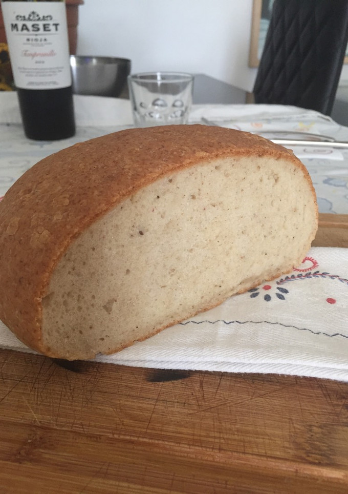 Una foto de Pan rústico sin gluten y sin lactosa