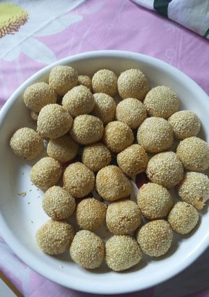 Foto resep Onde-onde isi kacang ijo kupas empukk bgt