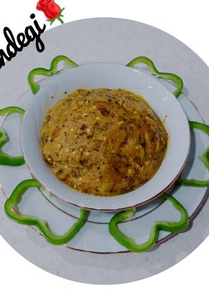 عکسی از دستور خوراک بادمجان کبابی💚