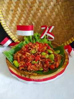Foto resep Sambal Pete Ikan Teri