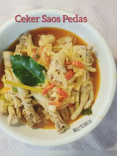 Foto resep Ceker Saos Pedas