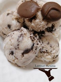 صورة لوصفة ايسكريم الاوريو 🍨