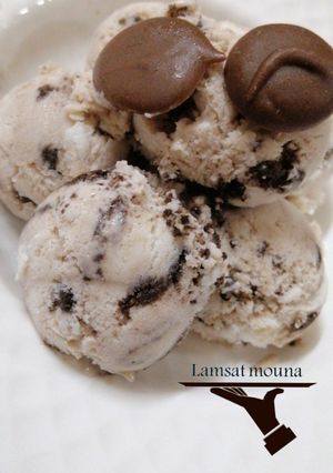 صورة لوصفة ايسكريم الاوريو 🍨