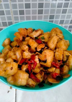Foto resep 45. Tahu Cabe Garam