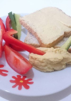 Hummusz (csicseriborsókrém) alaprecept recept fotója