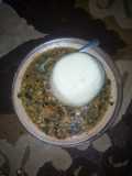 Tuwon shikafa with miyar zogale(Moringa soup)