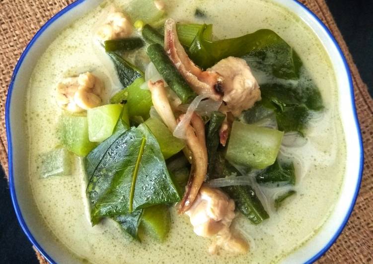 Resep Lodeh Teri Daun So, Enak