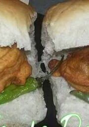 A picture of Vada pav.