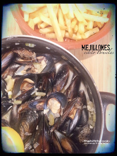 Una foto de Mejillones estilo Bruselas