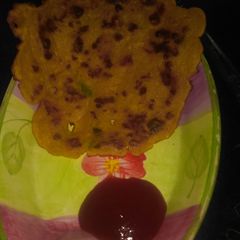 A picture of Besan cheela.
