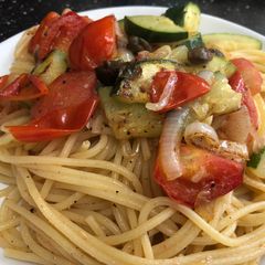 A picture of 15 Minute Summer Vegetable Pasta.