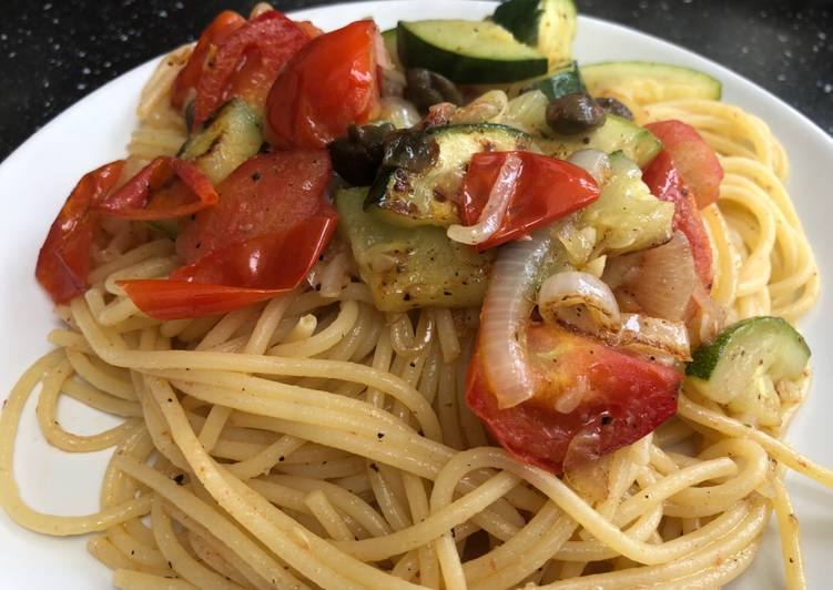 Easiest Way to Make Perfect 15 Minute Summer Vegetable Pasta