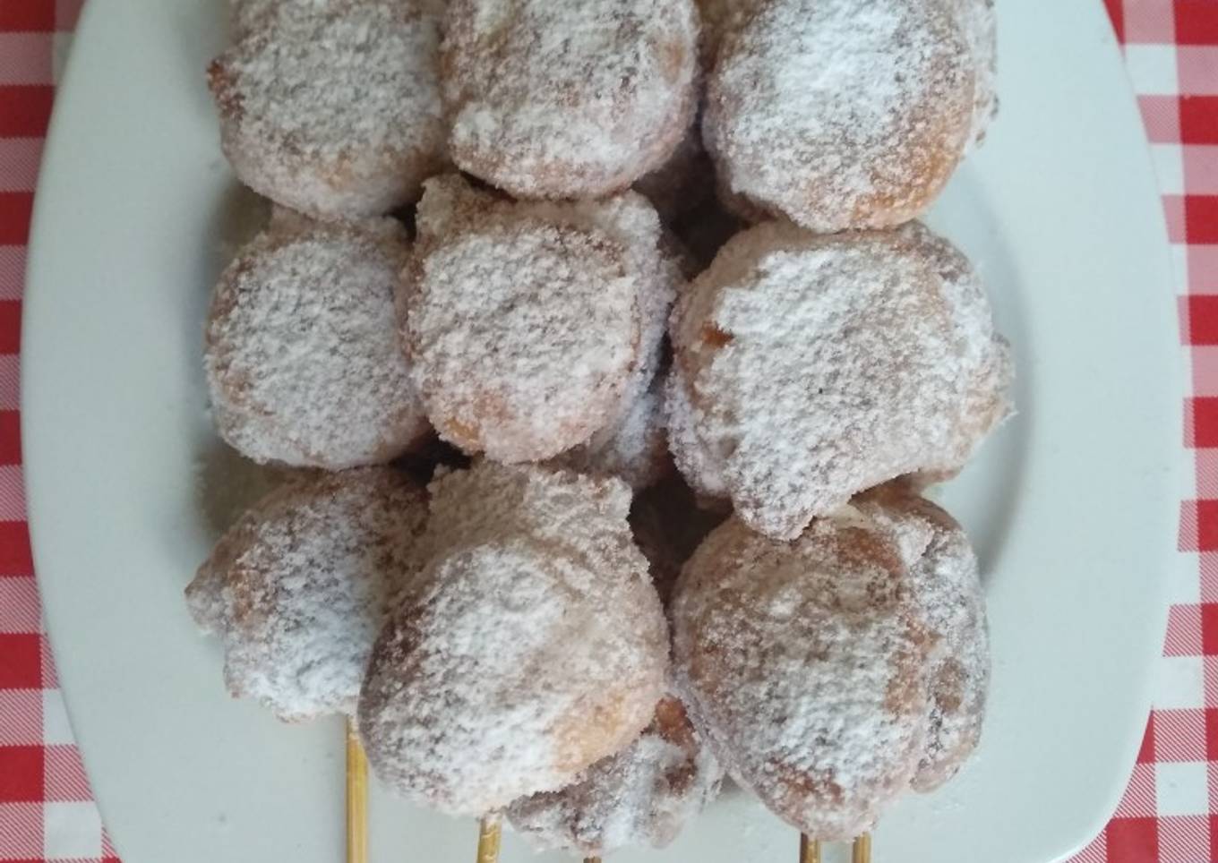 Sate Donat praktis hanya 2 bahan