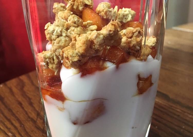 Step By Step Guide to Prepare Homemade Apple pie yogurt parfait