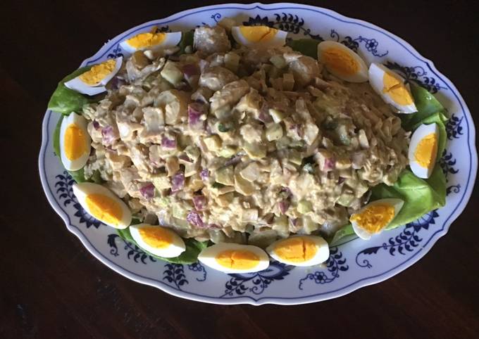 California Farm Fish Potato Dinner Salad