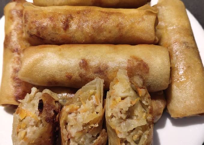 How to Make Super Quick Homemade Spring Roll 2