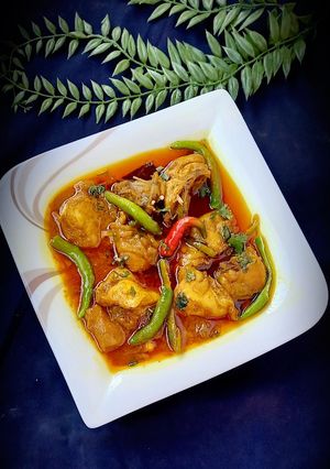 মুরগির মাংসের দোপেঁয়াজা রেসিপির প্রধান ছবি