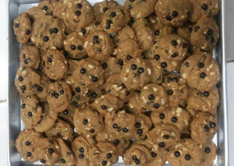 Resep Chocolate chips cookies, Sempurna
