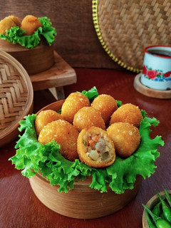 Foto resep Kroket Ubi Ragout Keju