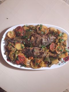 صورة لوصفة سمك في الفرن