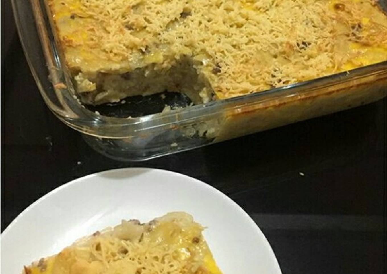 Makaroni schotel panggang