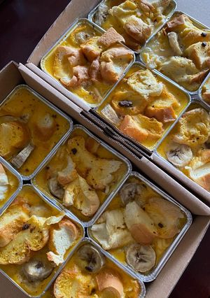 Foto resep Banana bread puding
