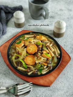 Foto resep Tofu Cah Jamur