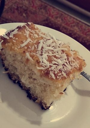 صورة لوصفة بسبوسة