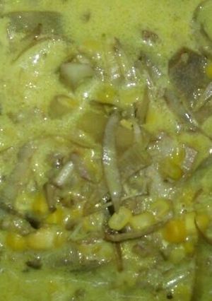 Foto resep Jantung pisang&jagung kuah Santan
