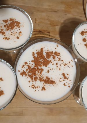 A picture of Rizogalo (Greek Rice Pudding).