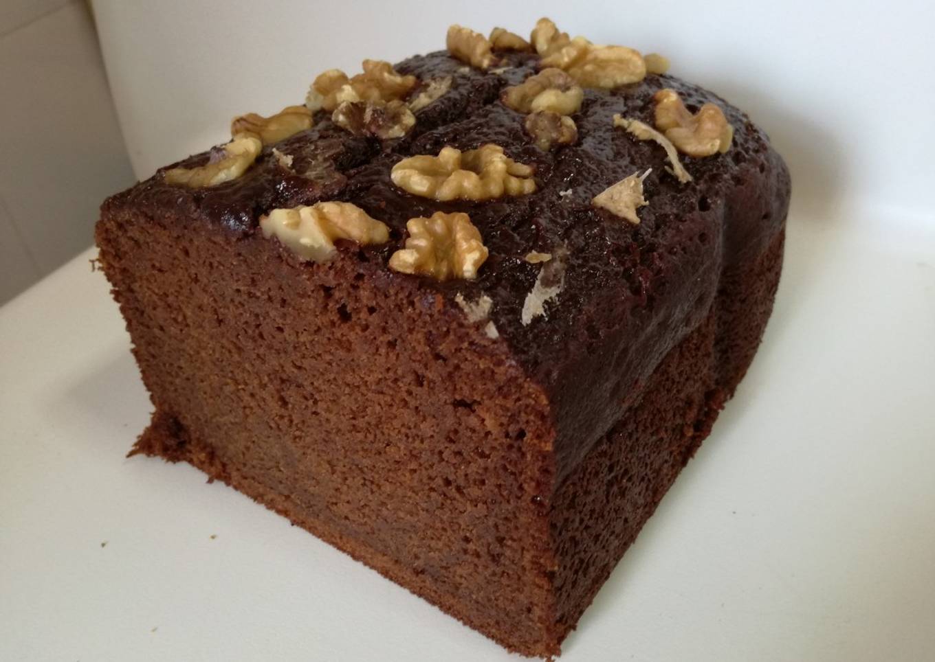 Bizcocho de chocolate y cerveza negra con Mycook y panificadora Lidl