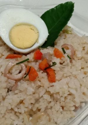 Foto resep Nasi goreng cumi daun jeruk