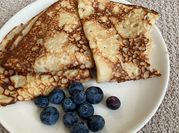 Une photo de dessert au lait d'avoine