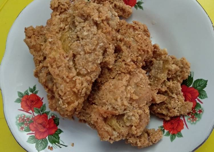 Langkah Mudah untuk Membuat Fried chicken KW, Enak Banget