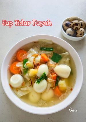Foto resep Sup Telur Puyuh
